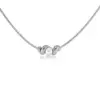 Margot Necklace Silver från Edblad halsband i blank metall med mjuk form