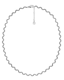 Silverhalsband med liten spiralform från Edblad