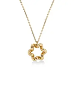 Spiral Necklace Gold från Edblad halsband med vriden spiraldesign i guld