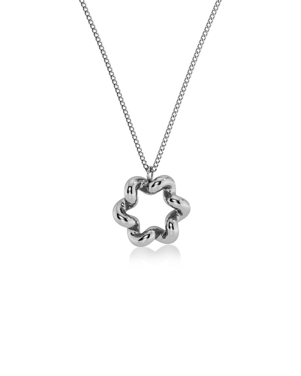 Spiral Necklace Silver från Edblad halsband med vriden spiraldesign i silver