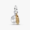 Fotbollssko dubbel hängberlock Pandora sterlingsilver emalj dobbar fotboll – 764712C00