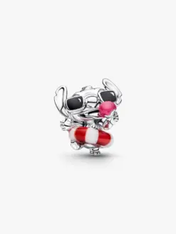 Disneys Stitch Summer Fun berlock Pandora sterlingsilver Muranoglas badring emaljerade solglasögon 794642C01
