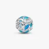 Simmande fiskar öppen berlock Pandora sterlingsilver openwork blå emalj sommar marin 2026 – 794699C01