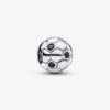 Fotboll berlock Pandora sterlingsilver lappmönster svarta flush-set stenar sport VM 2026 – 794710C01