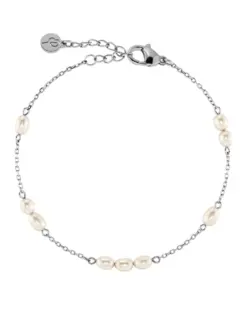Breeze Bracelet Multi Silver från Edblad armband med pärlor i silver