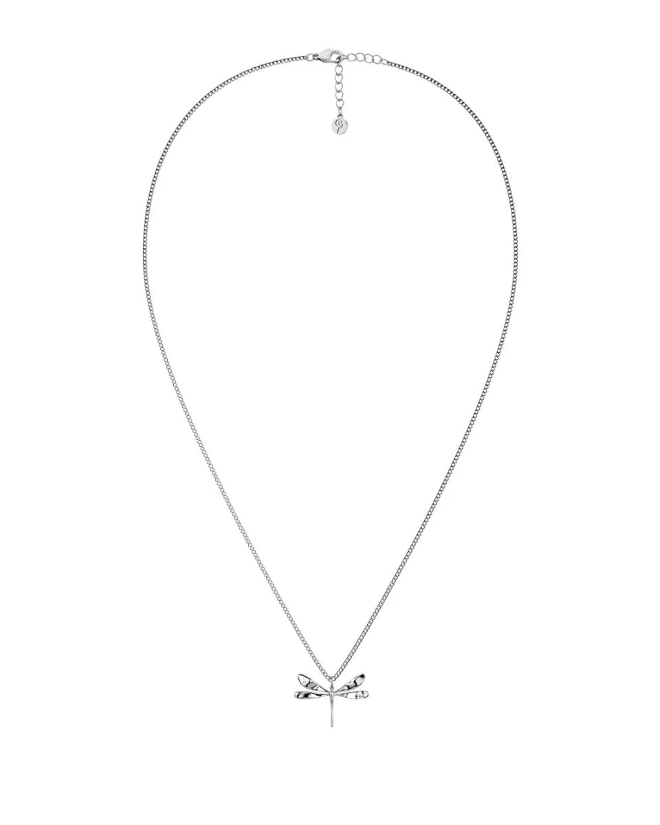 Silverhalsband med trollslända från Edblad