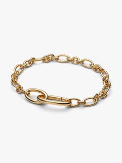 Öppningsbart ovalt länkkedjearmband Pandora 14k guld ovala länkar öppningsbart ME 2026 – 564678C00